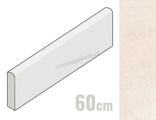  Marazzi Terratech Avorio 7x60 cm Plint Mat Vlak Naturale M8YF | 242886