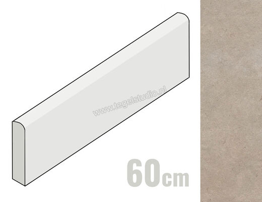  Marazzi Terratech Cannella 7x60 cm Plint Mat Vlak Naturale M8YH | 242889