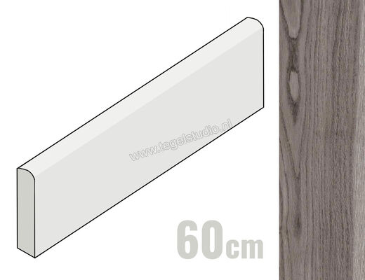  Marazzi Treverkmore Fume 6x60 cm Plint Mat Gestructureerd Naturale MMZ3 | 244503