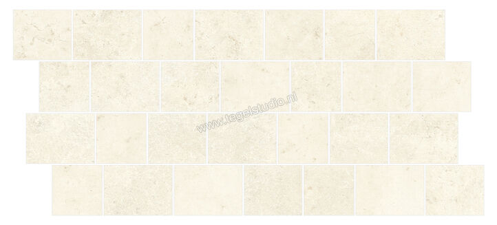 Marazzi Uniche Ostuni 28.4x59.4 cm Mozaiek Spaccatella Mat Gestructureerd Naturale MAQU | 245334