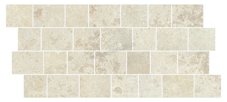 Marazzi Uniche Cadiz 28.4x59.4 cm Mozaiek Spaccatella Mat Gestructureerd Naturale MAQV | 245337