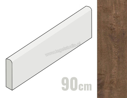 Marazzi Vero Castagno 7x90 cm Plint Mat Gestructureerd Naturale M8W4 | 245517