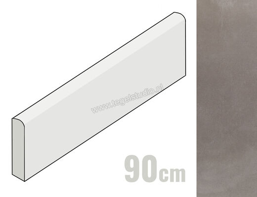 Margres Tool Grey 8x90 cm Plint Mat Vlak Nr 89TL4NR | 248000