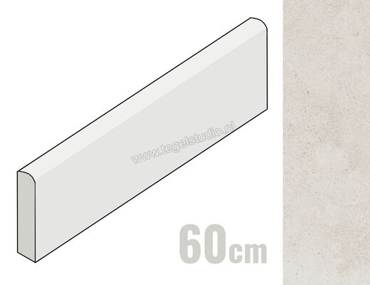 Villeroy & Boch Hudson White Sand 8x60 cm Plint Mat Gestructureerd 2872 SD1B 0 | 248396