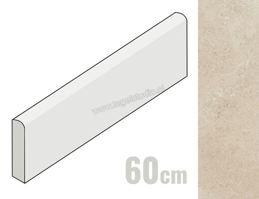 Villeroy & Boch Hudson Sand 8x60 cm Plint Mat Gestructureerd 2872 SD2B 0 | 248399