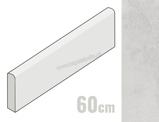 Keraben Mixit Blanco 8x60 cm Plint Mat Vlak Naturale GOWRQ000 | 248576
