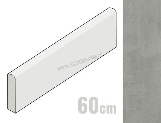 Keraben Frame Cemento 8x60 cm Plint Mat Vlak Naturale GOVRQ00C | 248591