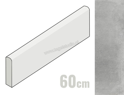Keraben Priorat Cemento 8x60 cm Plint GHWRQ00C | 248600