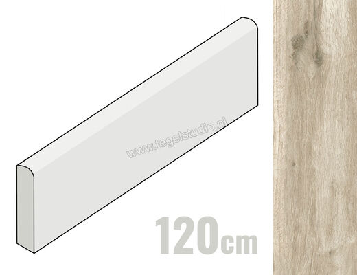 Topcollection Silvis Acero 7x120 cm Plint Mat Vlak Naturale CV0181711 | 249047