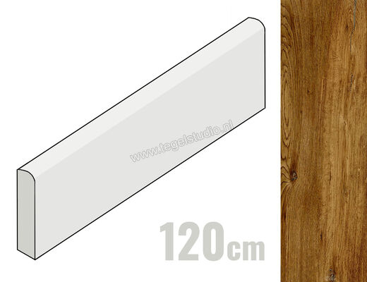  Sichenia Silvis Mogano 7x120 cm Plint Mat Vlak Naturale CV0181714 | 249056