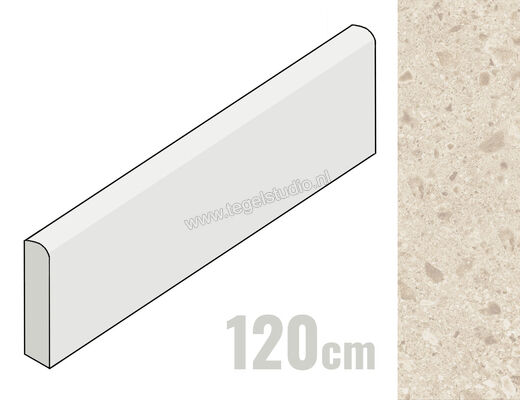 Atlas Concorde Boost Mix Ivory 7.2x120 cm Plint Mat Vlak Naturale A83O | 250784