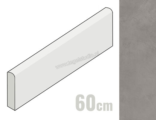 Atlas Concorde Prism Fog 7.2x60 cm Plint Mat Vlak Naturale A4X2 | 253172