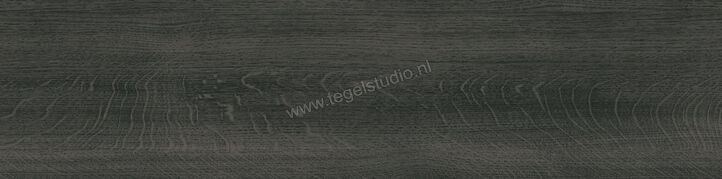 Keraben Madeira Negro 24.8x100 cm Vloertegel / Wandtegel Mat Vlak Naturale GMD4400K | 254324