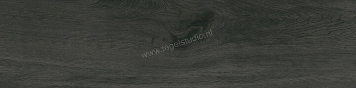 Keraben Madeira Negro 24.8x100 cm Vloertegel / Wandtegel Mat Vlak Naturale GMD4400K | 254327