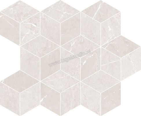 Keraben Inari Perla 26x30 cm Mozaiek Cube Glanzend Gestructureerd Lappato GVB5W022 | 256091