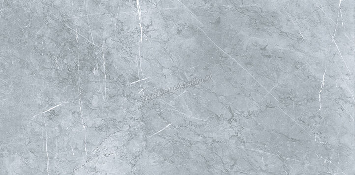 Keraben Inari Gris 37x75 cm Vloertegel / Wandtegel Glanzend Gestructureerd Lappato GVBAC002 | 256532