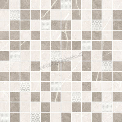 Keraben Inari Crema 30x30 cm Mozaiek Malla Mat Gestructureerd Naturale KVB04011 | 259394