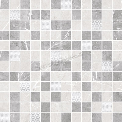 Keraben Inari Perla 30x30 cm Mozaiek Malla Mat Gestructureerd Naturale KVB04022 | 259400