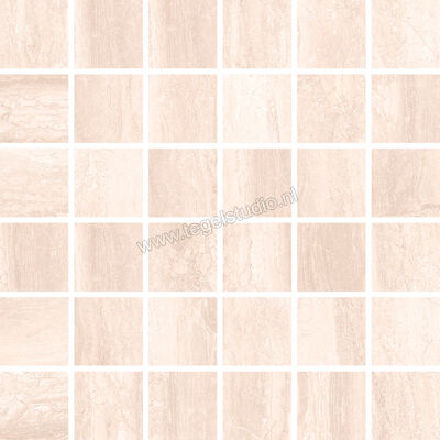 Keraben Luxury Cream 30x30 cm Mozaiek Block Glanzend Gestructureerd Soft Lappato P0000172 | 260324