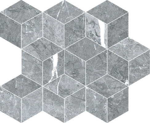 Keraben Inari Marengo 26x30 cm Mozaiek Cube Mat Gestructureerd Naturale GVB5W030 | 263249