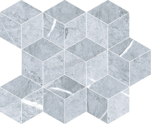 Keraben Inari Gris 26x30 cm Mozaiek Cube Mat Gestructureerd Naturale GVB5W052 | 263255