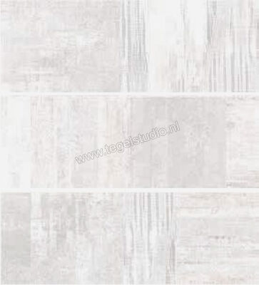 Keraben Underground White 25x70 cm Wandtegel Decor 3Er Set Mat Vlak Naturale R0000393 | 264149