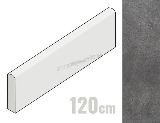  Topcollection Metropolis Antracite 7.5x120 cm Plint Mat Vlak Naturale CVSLMTAN120 | 266418