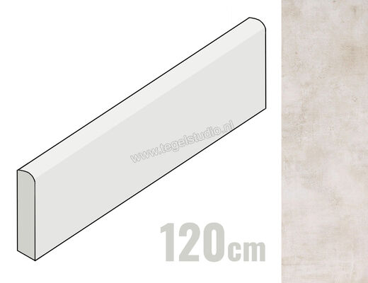  Topcollection Metropolis Avorio 7.5x120 cm Plint Mat Vlak Naturale CVSLMTAV120 | 266427