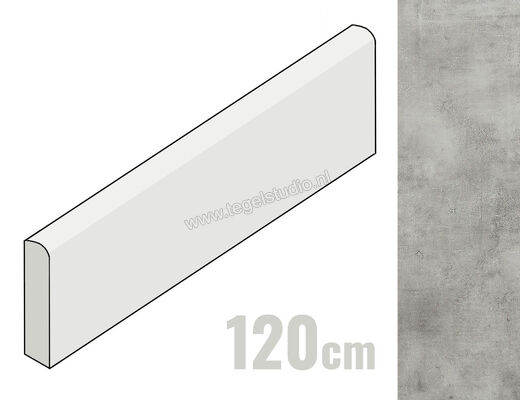  XL Style Metropolis Grigio 7.5x120 cm Plint Mat Vlak Naturale CVSLMTG120 | 266445