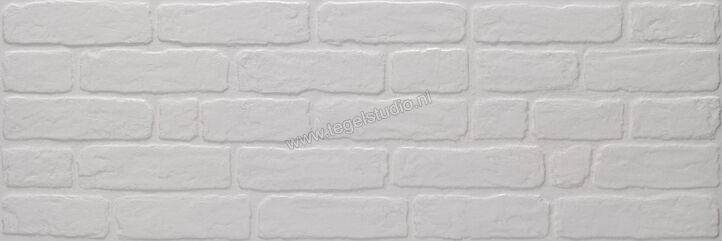  Keraben Wall Brick White 30x90 cm Wandtegel Mat Gestructureerd Naturale KKHPG000 | 267438
