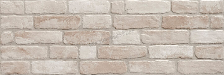  Keraben Wall Brick Old Cream 30x90 cm Wandtegel Mat Gestructureerd Naturale KKHPG01O | 267459