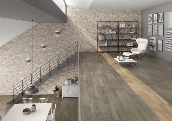  Keraben Wall Brick Old Cream 30x90 cm Wandtegel Mat Gestructureerd Naturale KKHPG01O | 267462