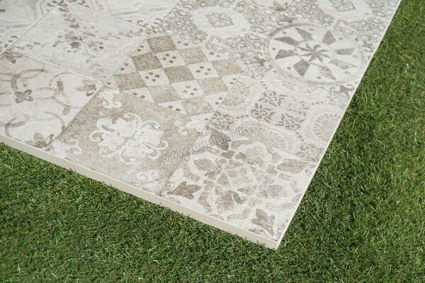  Sichenia Chateaux Outdoor Taupe 60x60x2 cm Terrastegel Decoro Cementine Mat Gestructureerd Grip CV0182182 | 270495