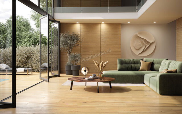  Sichenia Parkett Thun 20x120 cm Vloertegel / Wandtegel Satin Mat Gestructureerd Naturale CV0196042 | 272343