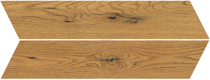  Sichenia Parkett Tirol 9.7x53 cm Vloertegel / Wandtegel Chevron Mat Gestructureerd Naturale CV0196103 | 272457