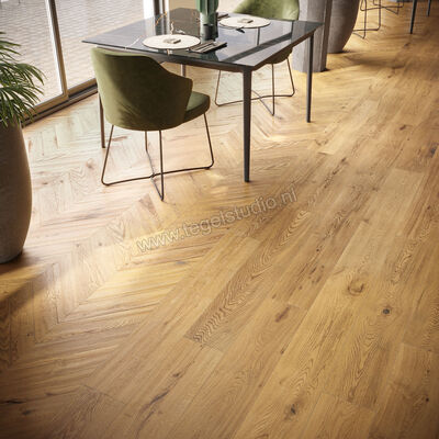  Sichenia Parkett Tirol 9.7x53 cm Vloertegel / Wandtegel Chevron Mat Gestructureerd Naturale CV0196103 | 272460