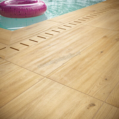  Sichenia Parkett Outdoor Thun 40x120x2 cm Terrastegel Grip Mat Gestructureerd Naturale CV196142 | 272496