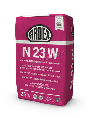 Ardex N 23 W Microtec Natuursteen- En Tegellijm 25 Kg Papieren Zak Wit 16771 | 273597