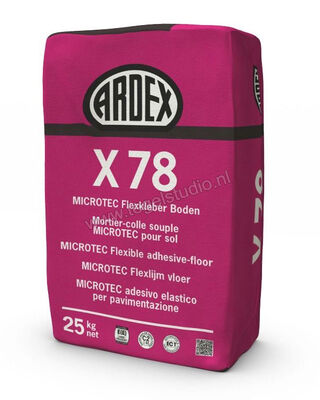 Ardex X 78 Microtec Flexlijm, Vloer 25 Kg Papieren Zak Grijs 54065 | 273618