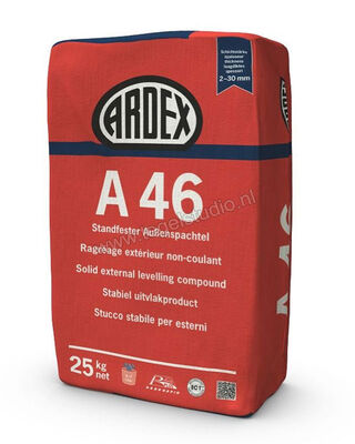 Ardex A 46 Stabiel Uitvlakproduct Voor Buiten 25 Kg Papieren Zak 53080 | 273624