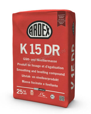 Ardex K 15 DR Uitvlak- En Egalisatieproduct 25 Kg Papieren Zak 53134 | 273639