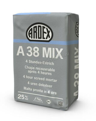 Ardex A 38 MIX 4 Uur Dekvloer 25 Kg Papieren Zak 51139 | 273648