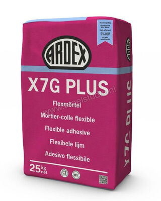  Ardex X 7 G PLUS I Flexmortel met hoge opbrengst 25 Kg Papieren Zak 54109 | 273654