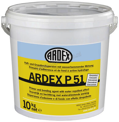 Ardex P 51 Hecht- En Voorstrijkdispersie 10 Kg Emmer 59160 | 273678