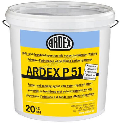 Ardex P 51 Hecht- En Voorstrijkdispersie 20 Kg Emmer 59150 | 273705