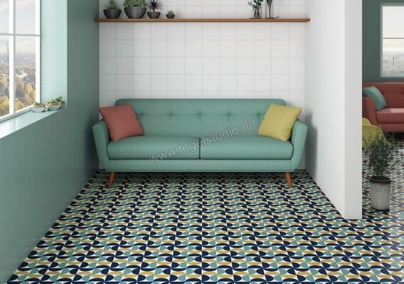  Dune Ceramica Micro White 20x20 cm Vloertegel / Wandtegel Mat Vlak Naturale 187816N1 | 277797