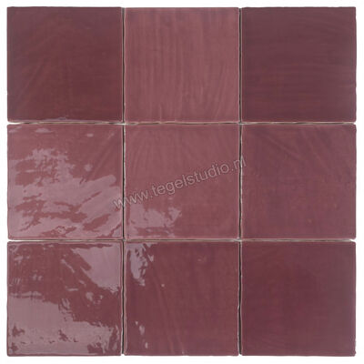  Dune Ceramica Tabarca Granate 15x15 cm Decor Glanzend Gestructureerd Gloss 188252N | 280500