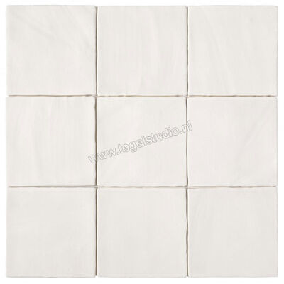 Dune Ceramica Tabarca Blanco Mate 15x15 cm Wandtegel Mat Gestructureerd Naturale 188253 | 280506