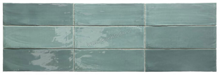 Dune Ceramica Tabarca Turquesa 7.5x23 cm Decor Glanzend Gestructureerd Gloss 188258 | 280548