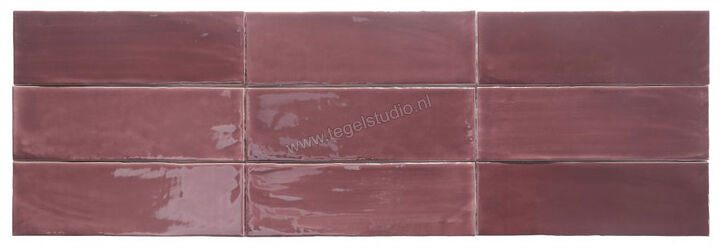 Dune Ceramica Tabarca Granate 7.5x23 cm Wandtegel Glanzend Gestructureerd Gloss 188261 | 280572